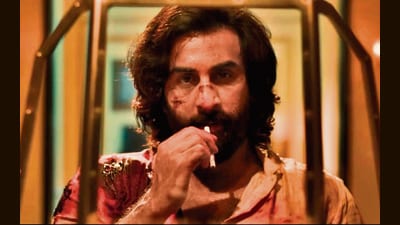 ‘I’ve never seen a son play-act his own father to demonstrate his brutality and the scars it left behind. In Animal, Ranbir is a man unhinged by his own pain.’ ‘I’ve never seen a son play-act his own father to demonstrate his brutality and the scars it left behind. In Animal, Ranbir is a man unhinged by his own pain.’