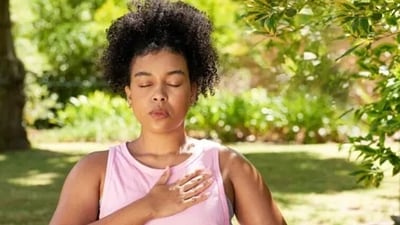 Focus breathing exercises such as box breathing, or diaphragmatic breathing help in regulating the nervous system and relaxing the body. (Unsplash) Focus breathing exercises such as box breathing, or diaphragmatic breathing help in regulating the nervous system and relaxing the body. (Unsplash)