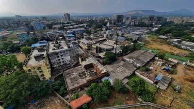 Bhiwandi has emerged as one of Asia’s foremost warehousing centres. Amazon’s first warehouse in India was built here, designed by Durraj Kamankar. (Praful Gangurde / HT Photo )) Bhiwandi has emerged as one of Asia’s foremost warehousing centres. Amazon’s first warehouse in India was built here, designed by Durraj Kamankar. (Praful Gangurde / HT Photo ))