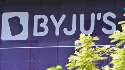Byju's logo seen in front of one of the company's branches. (Bloomberg) Byju's logo seen in front of one of the company's branches. (Bloomberg)