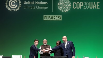 Prime Minister Narendra Modi interacted with multiple world leaders at the COP28 climate change summit in Dubai. Prime Minister Narendra Modi interacted with multiple world leaders at the COP28 climate change summit in Dubai.