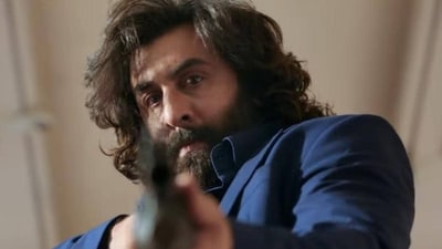 Animal box office collection day 2: Ranbir Kapoor in a still from the Sandeep Reddy Vanga film. Animal box office collection day 2: Ranbir Kapoor in a still from the Sandeep Reddy Vanga film.