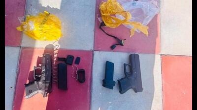 The Border Security Force (BSF) and Punjab Police recovered a Chinese drone and two Glock pistols during a joint search operation near Khalra village falling under the Bhikhiwind sub-division of the border district of Tarn Taran. The Border Security Force (BSF) and Punjab Police recovered a Chinese drone and two Glock pistols during a joint search operation near Khalra village falling under the Bhikhiwind sub-division of the border district of Tarn Taran.