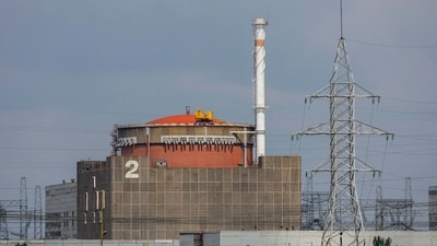 Zaporizhzhia Nuclear Power Plant outside Enerhodar in the Zaporizhzhia region. (Reuters)