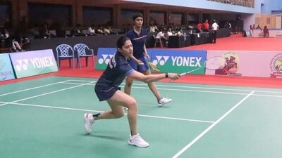 Tanisha Crasto and Ashwini Ponnappa entered the final of the BWF World Super 300 event (Twitter/India_AllSports) Tanisha Crasto and Ashwini Ponnappa entered the final of the BWF World Super 300 event (Twitter/India_AllSports)