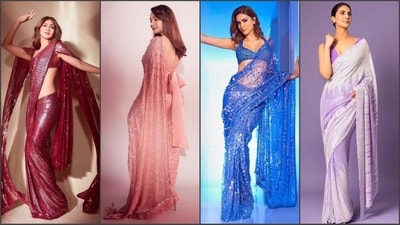 Get ready to turn heads and leave a lasting impression with radiant and chic sequin sarees. (Instagram ) Get ready to turn heads and leave a lasting impression with radiant and chic sequin sarees. (Instagram )