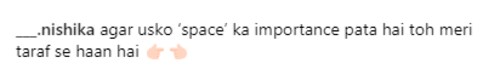 A response by an Instagram user on a post by Shaadi.com. (Instagram/@shaadi.com)