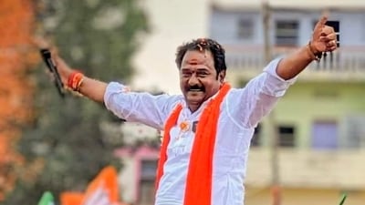 BJP candidate from Kamareddy Assembly seat, Katipally Venkata Ramana defeats sitting CM of Telangana and BRS Party President K. Chandrashekar Rao and Congress CM candidate, Revanth Reddy (Kiren Rijiju-X) BJP candidate from Kamareddy Assembly seat, Katipally Venkata Ramana defeats sitting CM of Telangana and BRS Party President K. Chandrashekar Rao and Congress CM candidate, Revanth Reddy (Kiren Rijiju-X)