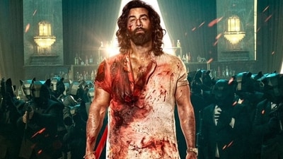 Ranbir Kapoor in a still from Animal Ranbir Kapoor in a still from Animal
