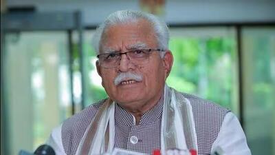 Chief minister Manohar Lal Khattar. (HT File)
