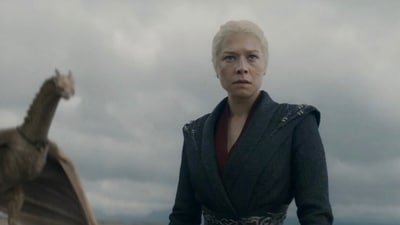 Emma D’Arcy as Rhaenyra Targaryen in House of the Dragon season 2. Emma D’Arcy as Rhaenyra Targaryen in House of the Dragon season 2.