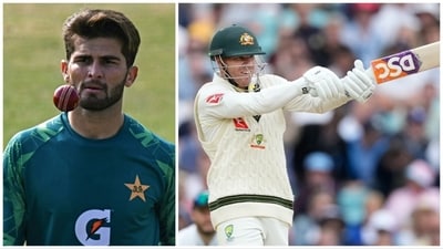 Afridi has fired an early warning to Warner (AP-AFP) Afridi has fired an early warning to Warner (AP-AFP)