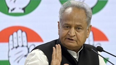 Rajasthan chief minister Ashok Gehlot. (HT PHOTO) (HT_PRINT) Rajasthan chief minister Ashok Gehlot. (HT PHOTO) (HT_PRINT)