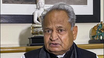Rajasthan chief minister Ashok Gehlot. (PTI Photo)