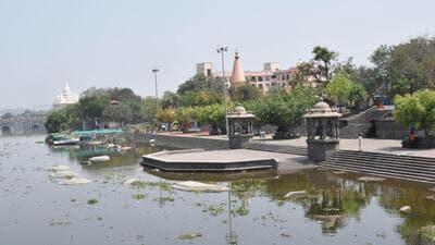 The pollution issue has been frequent despite the river, which holds immense religious significance and flows through pilgrimage centres like Dehu and Alandi. (HT FILE PHOTO) The pollution issue has been frequent despite the river, which holds immense religious significance and flows through pilgrimage centres like Dehu and Alandi. (HT FILE PHOTO)