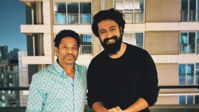 Vicky Kaushal posted a photo with Sachin Tendulkar after Sam Bahadur screening. Vicky Kaushal posted a photo with Sachin Tendulkar after Sam Bahadur screening.
