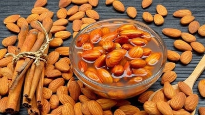 1. Overnight soaked nuts and seeds: Soaking them overnight can make them easier to digest and enhance nutrient absorption. Consuming them on an empty stomach may provide a sustained release of energy, support brain health, and contribute to overall nutritional intake. (Pinterest) 1. Overnight soaked nuts and seeds: Soaking them overnight can make them easier to digest and enhance nutrient absorption. Consuming them on an empty stomach may provide a sustained release of energy, support brain health, and contribute to overall nutritional intake. (Pinterest)