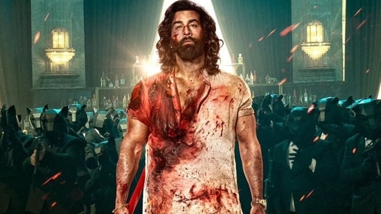 Ranbir Kapoor in a still from Animal