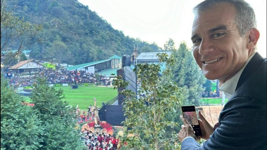 Eric Garcetti at Hornbill Festival in Nagaland. (X/@USAmbIndia)