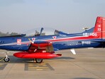A Pilatus trainer aircraft crashed in Hyderabad, killing two IAF pilots (Representative image) A Pilatus trainer aircraft crashed in Hyderabad, killing two IAF pilots (Representative image)
