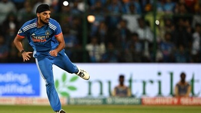 India's Arshdeep Singh bowls during the fifth and final T20I against Australia (AFP) India's Arshdeep Singh bowls during the fifth and final T20I against Australia (AFP)