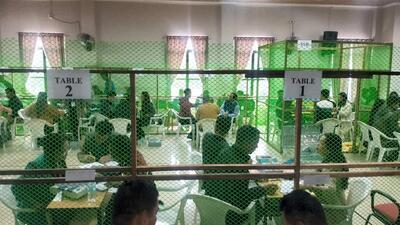 Counting of votes in Mizoram underway in Serchhip. (PTI) Counting of votes in Mizoram underway in Serchhip. (PTI)