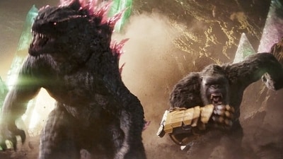 A still from Godzilla x Kong: The New Empire (X) A still from Godzilla x Kong: The New Empire (X)