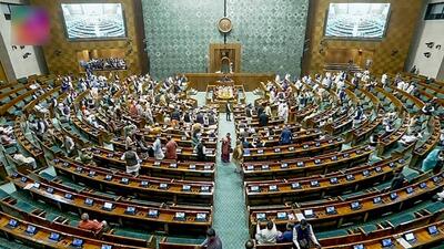 NProceedings of the Lok Sabha are underway on the first day of the Winter Session of Parliament, in New Delhi on Monday. (ANI /Sansad TC) (ANI) NProceedings of the Lok Sabha are underway on the first day of the Winter Session of Parliament, in New Delhi on Monday. (ANI /Sansad TC) (ANI)