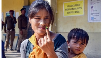 The results of the Mizoram assembly elections 2023 are due today, December 4. (PTI) (PTI) The results of the Mizoram assembly elections 2023 are due today, December 4. (PTI) (PTI)