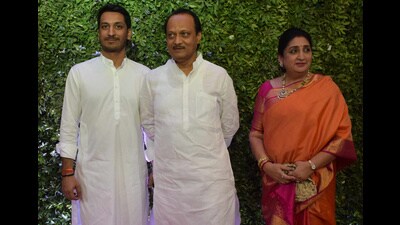There are rumours that Ajit might ask his son Parth to contest from Shirur instead of giving a candidate at Baramati, his hometown. (HT PHOTO) There are rumours that Ajit might ask his son Parth to contest from Shirur instead of giving a candidate at Baramati, his hometown. (HT PHOTO)