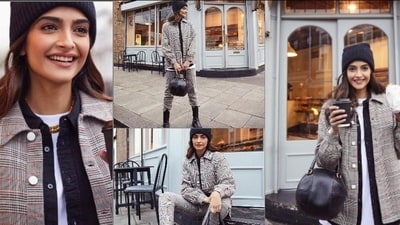 1. Layering Elegance: Layering is the pre-winter fashion trend that never goes out of style. It's not only practical but also allows for creativity in your outfit choices. Think oversized sweaters, lightweight cardigans, and versatile vests. Mixing textures and patterns is the key. For a sophisticated look, pair a chunky knit sweater with tailored trousers and ankle boots.&nbsp; (Instagram/sonamkapoor)