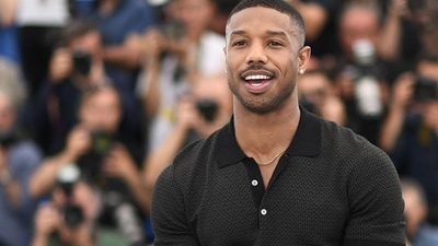 Michael B Jordan car accident in LA. (AFP) Michael B Jordan car accident in LA. (AFP)