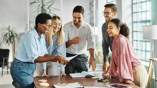 Interacting and socialising with people around us helps the brain to trigger the processes and also alleviates the risk of depression.(Unsplash)