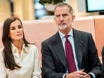 Spain's King Felipe and Queen Letizia visit the Danish Architecture Center in Copenhagen, Denmark.