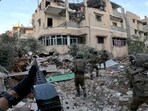 Israeli soldiers operate in the Gaza Strip amid the ongoing conflict between Israel and the Palestinian Islamist group Hamas. (Reuters)