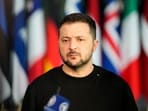 Russia-Ukraine War: Ukraine's President Volodymyr Zelenskyy addresses a media conference. Russia-Ukraine War: Ukraine's President Volodymyr Zelenskyy addresses a media conference.