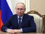 Russia-Ukraine War: Russian president Vladimir Putin speaks during a video address. Russia-Ukraine War: Russian president Vladimir Putin speaks during a video address.