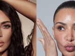 While Kim may have been focused on promoting the skincare line, fans have noticed something strange about her photos and took to social media to discuss the same.