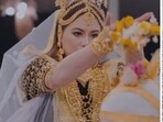 Randeep Hooda and Lin Laishram in stills from their wedding video. Randeep Hooda and Lin Laishram in stills from their wedding video.