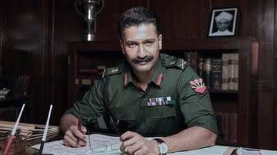Vicky Kaushal in a still from Sam Bahadur Vicky Kaushal in a still from Sam Bahadur