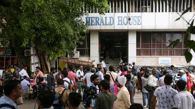 Besides immovable properties, the ED attached 90,216,898 shares of Young Indian (YI) worth ₹90.21 crore, terming them as “direct proceeds of crime” (HT file photo) Besides immovable properties, the ED attached 90,216,898 shares of Young Indian (YI) worth ₹90.21 crore, terming them as “direct proceeds of crime” (HT file photo)