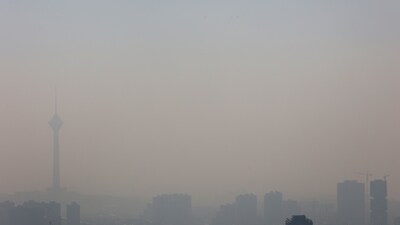 Iran Air Pollution: General view of the city following an increase in air pollution in Tehran, Iran. (Reuters)