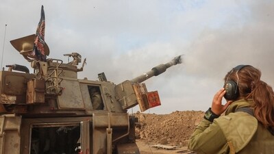 Israel-Hamas War: An Israeli artillery unit is pictured near the border with the Gaza Strip. (AFP) Israel-Hamas War: An Israeli artillery unit is pictured near the border with the Gaza Strip. (AFP)