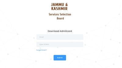 JKSSB Panchayat Secretary 2023 admit card released at jkssb.nic.in JKSSB Panchayat Secretary 2023 admit card released at jkssb.nic.in
