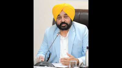 Punjab chief minister Bhagwant Mann (HT Photo)