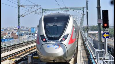 The 72 km route will branch out from Ghaziabad station and pass through Greater Noida West, Surajpur, and Ecotech Pari Chowk before ending in Jewar, near the greenfield airport. (Sakib Ali/HT Photo) The 72 km route will branch out from Ghaziabad station and pass through Greater Noida West, Surajpur, and Ecotech Pari Chowk before ending in Jewar, near the greenfield airport. (Sakib Ali/HT Photo)