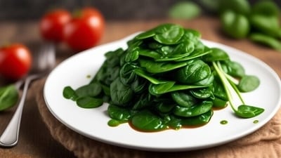Leafy Greens (Spinach, Kale): These leafy wonders are packed with potassium and nitrates, which help relax blood vessels, promoting lower blood pressure.&nbsp; (Freepik)