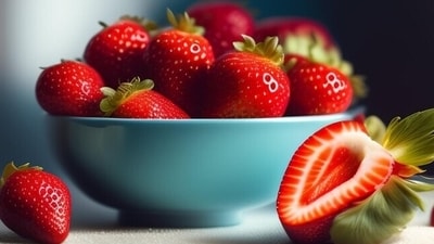 Berries (Strawberries): Rich in antioxidants and flavonoids, strawberries can improve blood flow and reduce the risk of hypertension.&nbsp; (Freepik)