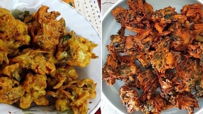 Oil-free pakoras are also lighter in stomach and consist of lesser calories than their traditional avatar. (Pinterest) Oil-free pakoras are also lighter in stomach and consist of lesser calories than their traditional avatar. (Pinterest)