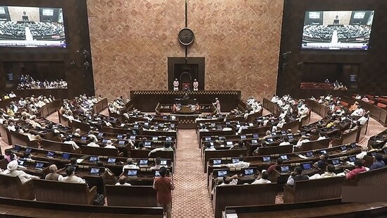 Day 2 of Winter Session of Parliament will see a discussion of economic situation in Rajya Sabha. (ANI) (ANI (File))